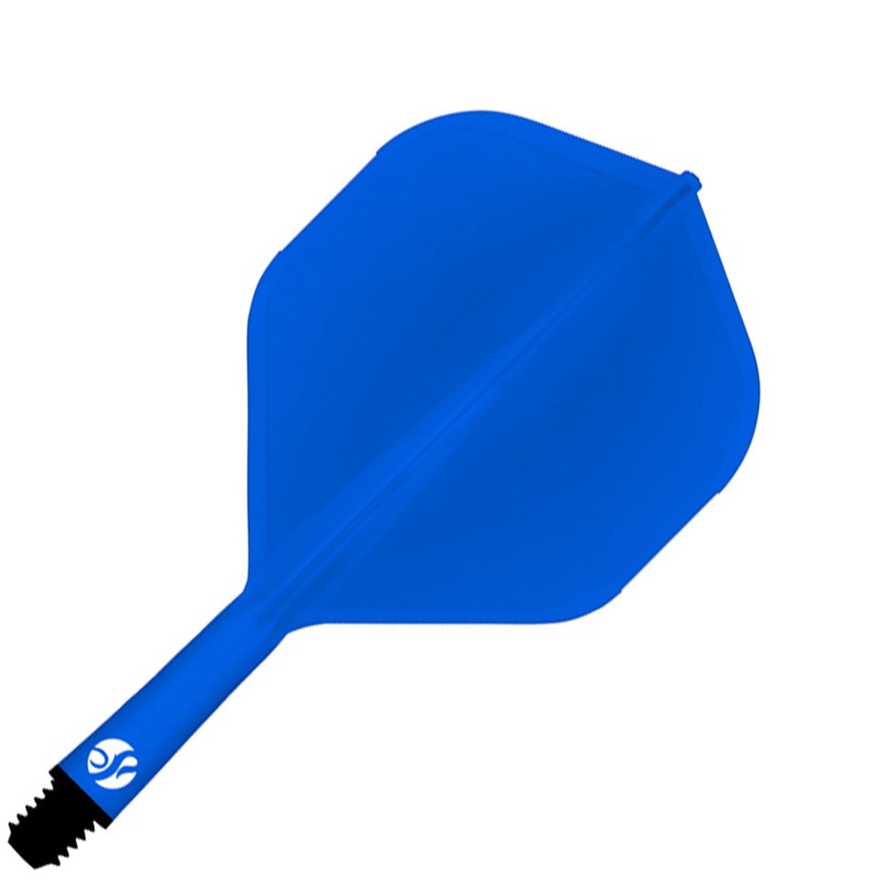 Shot Flight Deck Dart Flight & Shaft System – Standard Short Blue