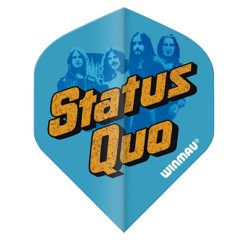 Status Quo – Blue 100 micron Standard Dart Flights by Winmau