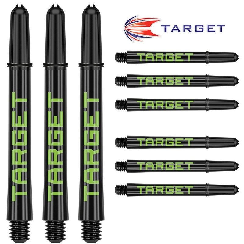 Target Pro Grip Tag 3 Sets Shafts Green Short – 34mm