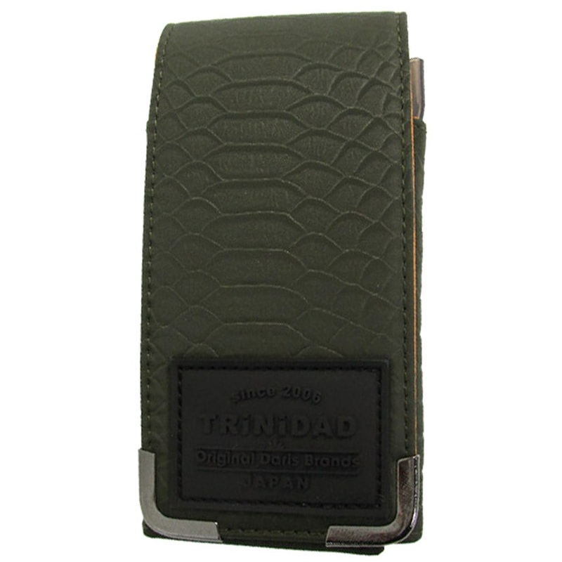 Trinidad Plain Croco Dart Case – Khaki