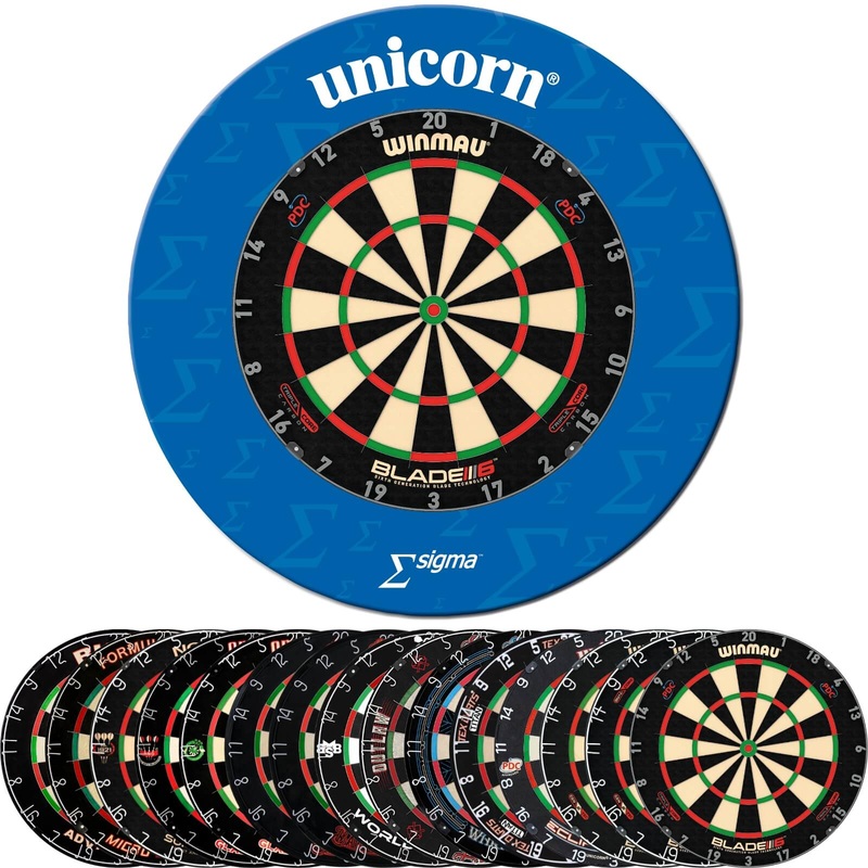 Unicorn – Sigma Dartboard Surround & Dartboard Bundle – Choose Your Board Bulls NL – Advantage 501