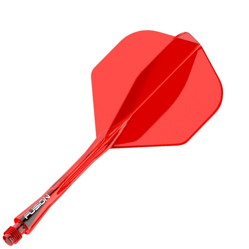 Winmau Fusion Integrated Flight & Shaft System – No2 Intermediate Red