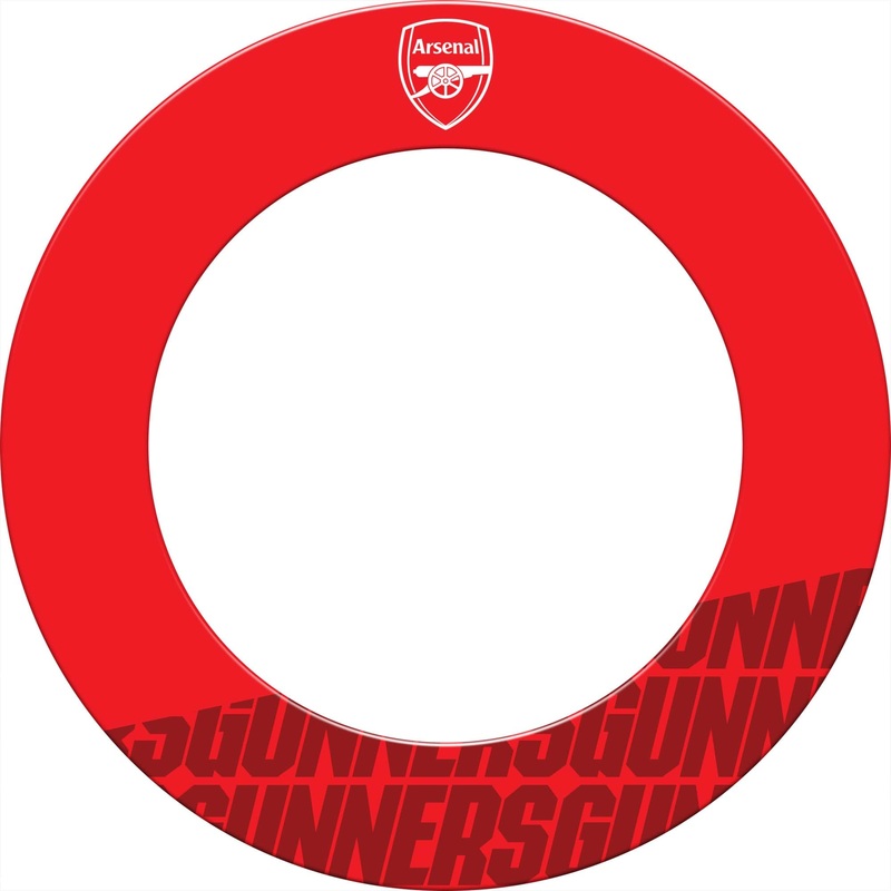 Arsenal FC Dartboard Surround – Official Licensed – The Gunners – S4 – Red – Gunners