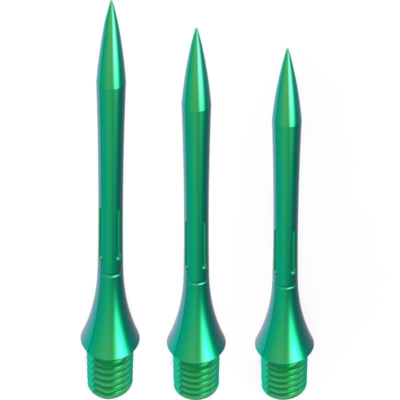 *Caliburn Bamboo Smooth Conversion Points – Screw In – Soft Tip to Steel Tip – Dark Green 28mm