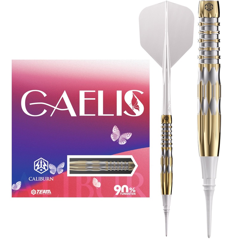 Caliburn Player Darts – Soft Tip – 90% Tungsten – Caelis – 20g