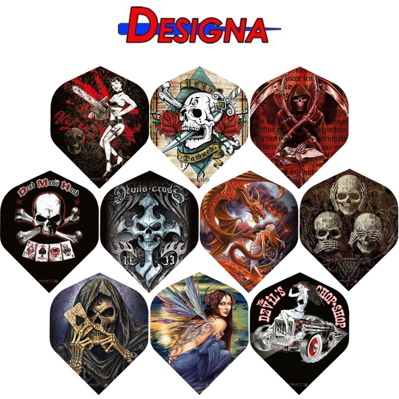 Designa – Alchemy – Big Wing Dart Flights Chainsaw Massacre