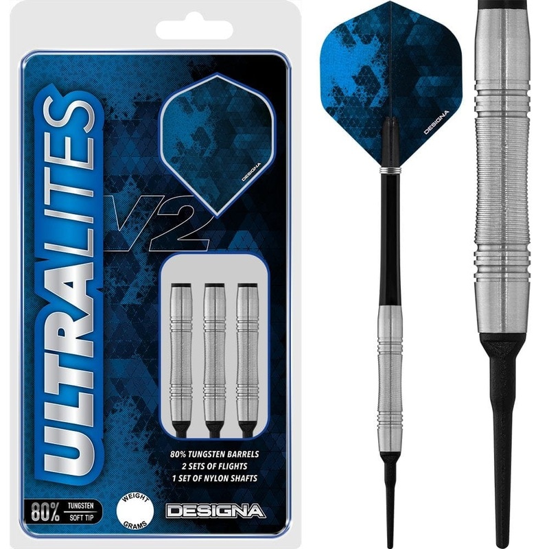 Designa Ultralites V2 Darts – Soft Tip – M4 14g