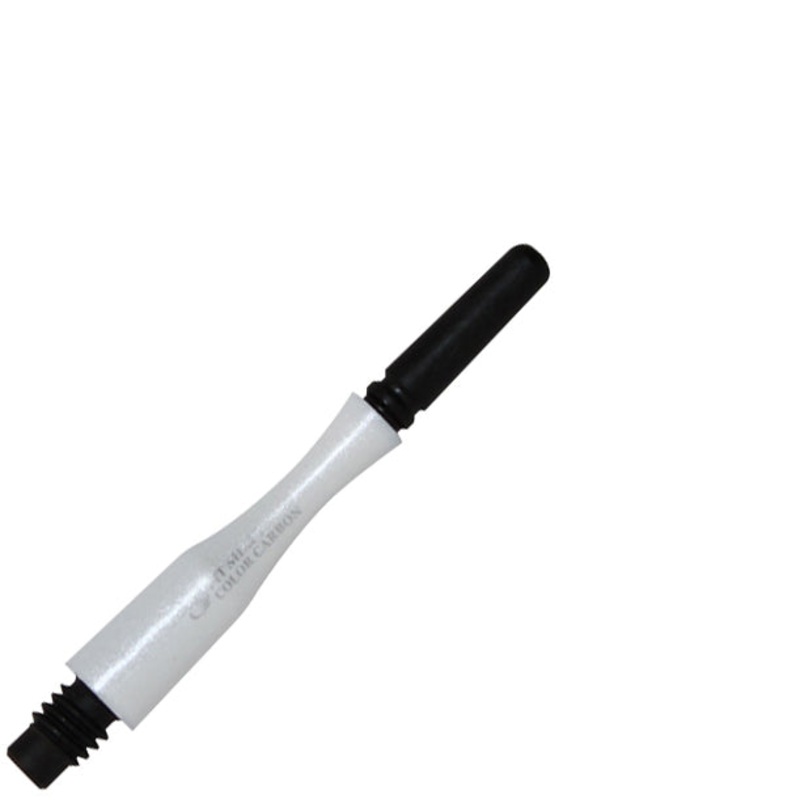 Fit Flight Carbon Hybrid Spinning Dart Shafts – Short #3 (24.0mm) White