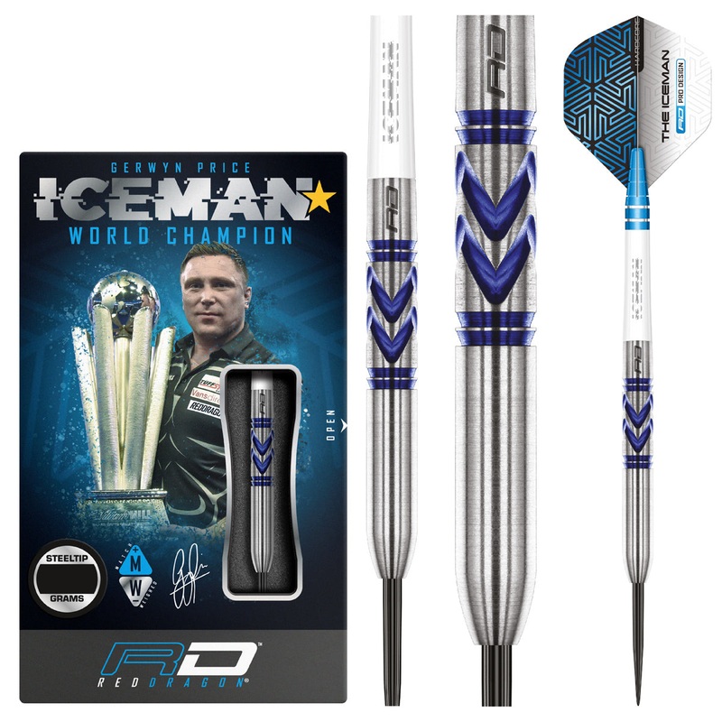 Gerwyn Price Avalanche Pro 90% Tungsten Steel Tip Darts by Red Dragon 21 Gram