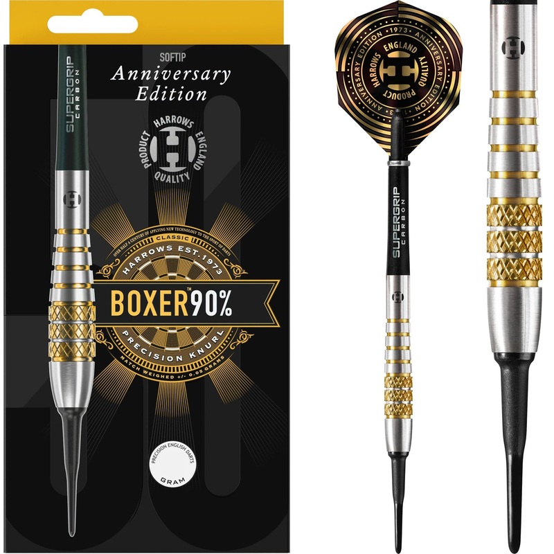 Harrows Boxer Darts – Soft Tip – 90% – Anniversary Edition – Bomb 18g