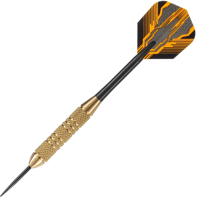 Harrows Club Brass Knurled Steel Tip Darts – 28gm