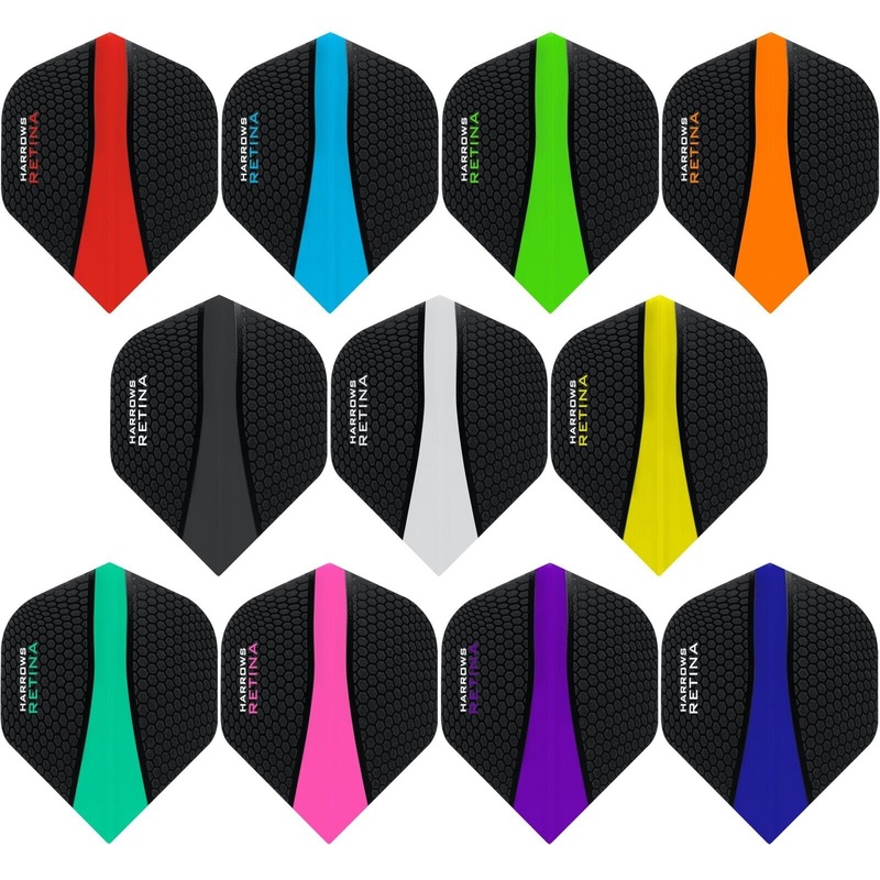 *Harrows Retina Dart Flights – No2 – Std Aqua Blue