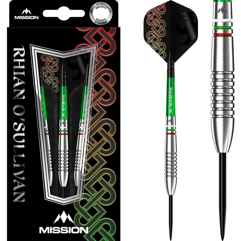 *Mission Rhian O Sullivan Darts – Steel Tip – Ringed 23g