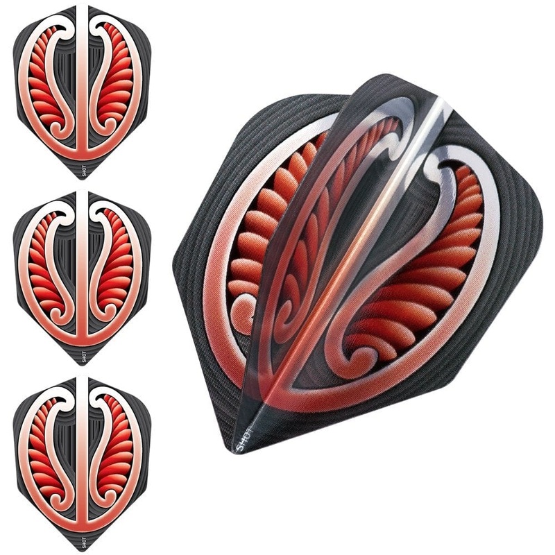 *Shot Dart Flights – 100 Micron – Transparent – No6 – Warrior