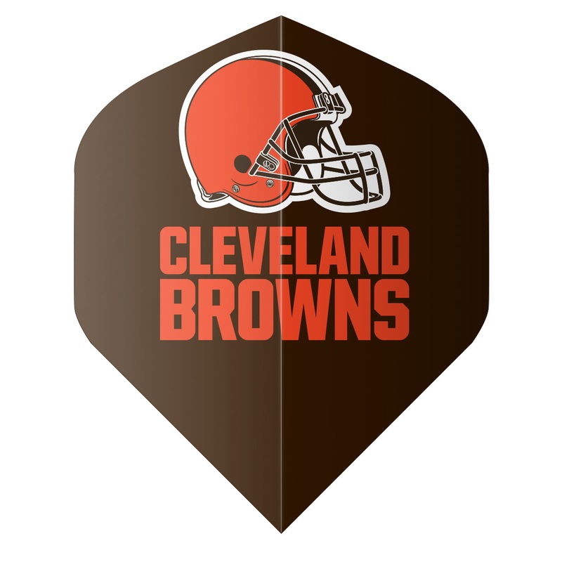 Shot NFL Cleveland Browns Flight Set Brown Standard 100 Micron Polymer
