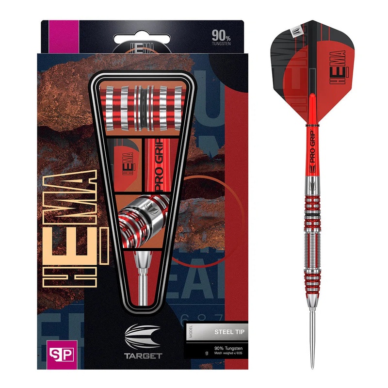 Target Darts Hema 02 90% Tungsten Steel Tip Darts 21 GRAM