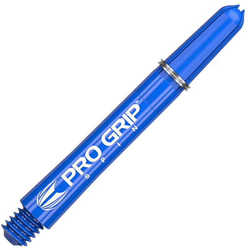 Target Pro Grip Nylon Spinning Dart Shafts Medium Blue (3 Sets) Blue Medium (48mm in length excluding thread) Nylon