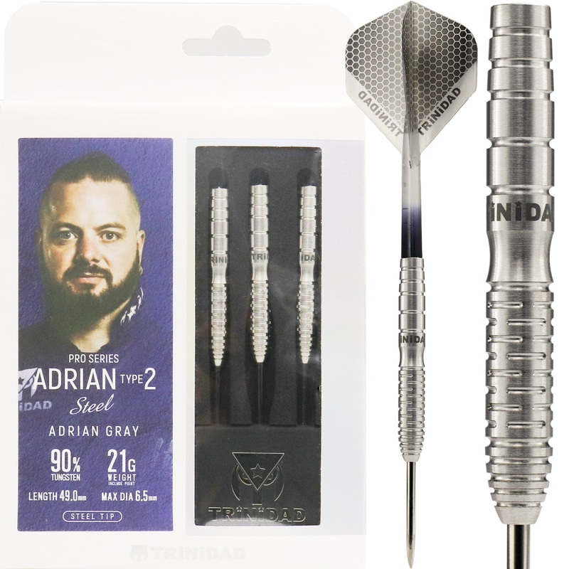 Trinidad Pro Darts – Steel Tip – 90% Tungsten – Adrian 2 – 21g