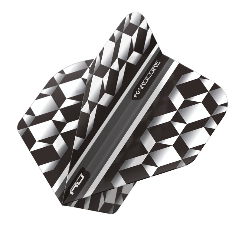 White & Black Geometric Hardcore Radical Standard