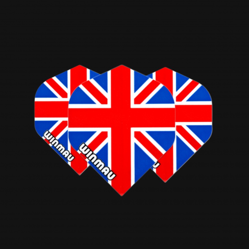 Winmau Mega Standard Union Jack Standard 75 Micron Poly metronic