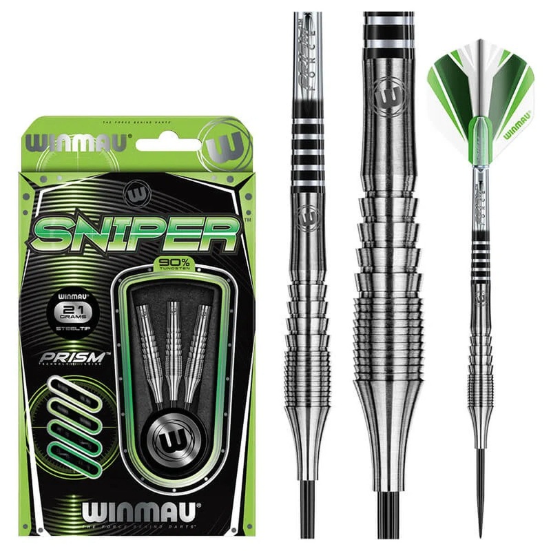 Winmau Sniper 90% Tungsten Steel Tip Darts 21 GRAM