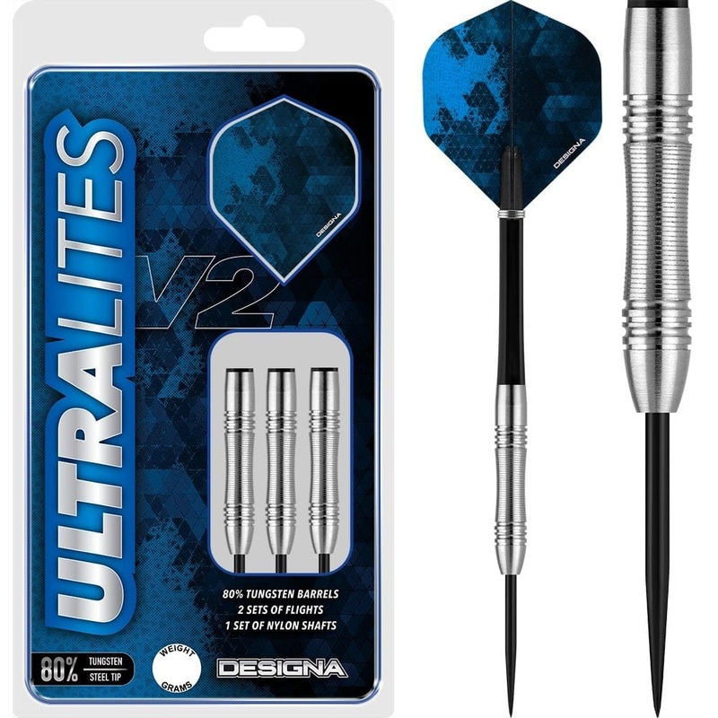 Designa Ultralites V2 Darts – Steel Tip – M4 – Micro Scallop 12g