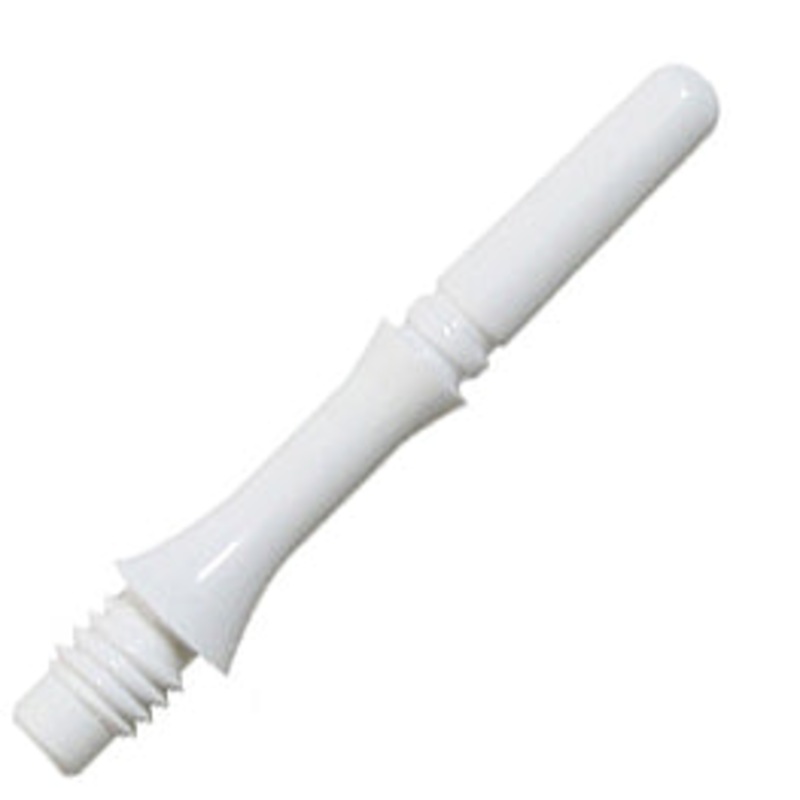 Fit Flight Gear Slim Spinning Dart Shafts – Super X-Short #1 (13.0mm) White