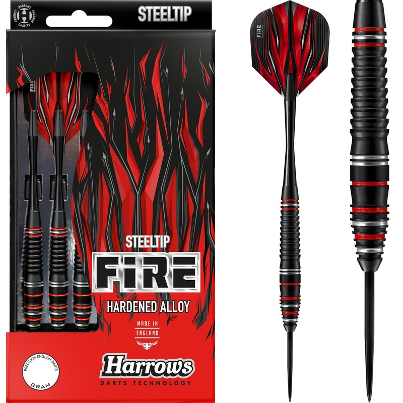 Harrows Fire Darts – Steel Tip – High Grade Alloy 21g