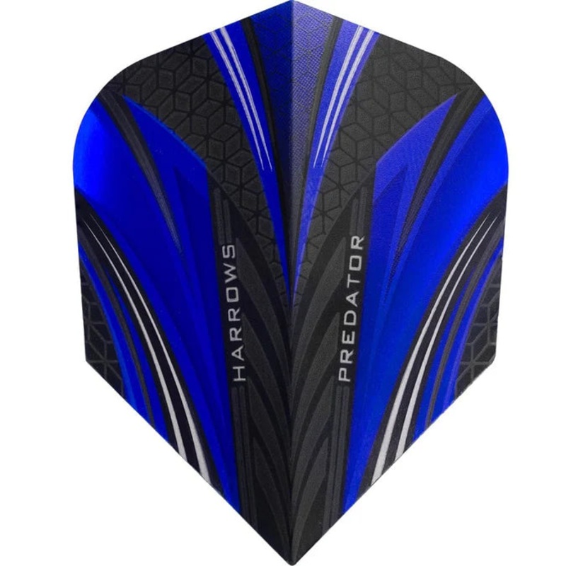 Harrows Prime Predator Blue Standard Dart Flights Standard 100 Micron Extra Strong