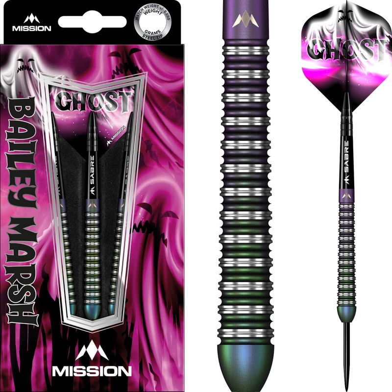 Mission – Bailey Marsh Darts – Steel Tip – 90% Tungsten – 23g 25g 23 grams