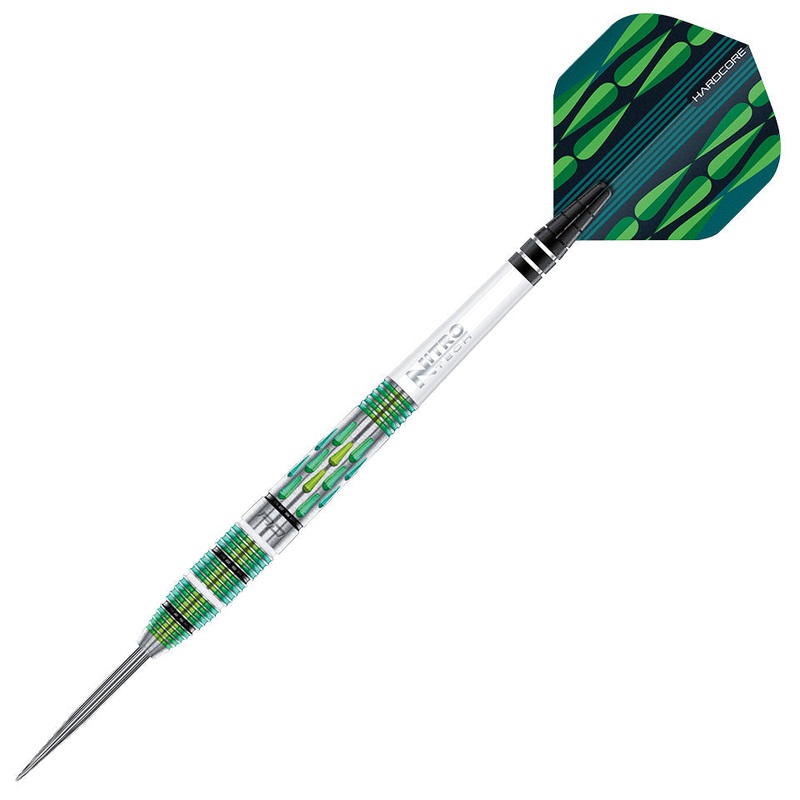 Red Dragon Artura Screamin’ Green Steel Tip Darts – 26gm