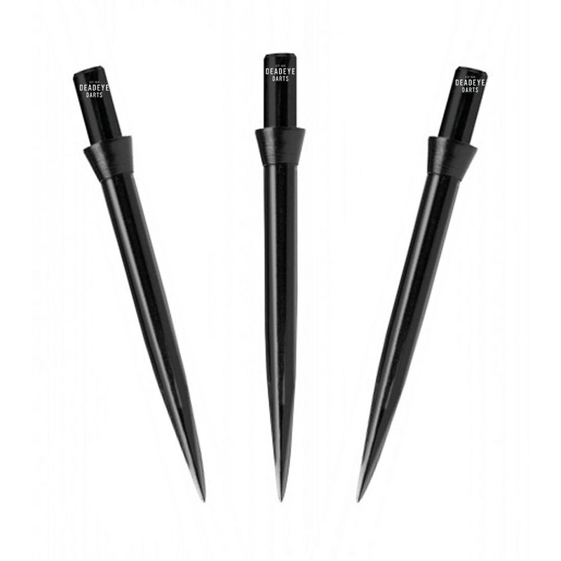 Red Dragon Specialist Dart Points Black Standard *32mm With Black Tridents