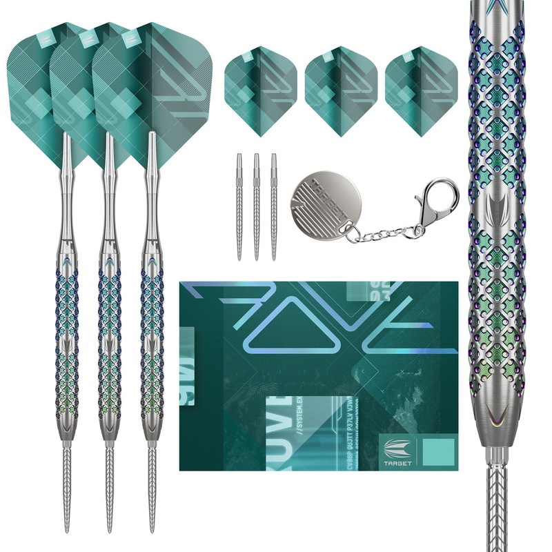 Rove 01 90% Tungsten SP Steel Tip Darts by Target 22 Gram