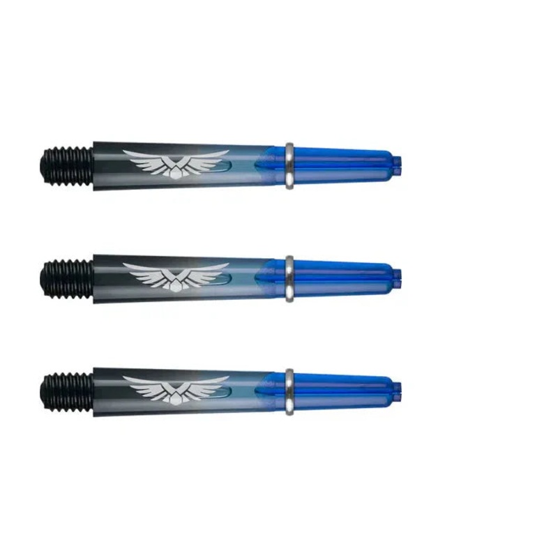 Shot Eagle Claw Dart Shafts – Blue/Black – Short