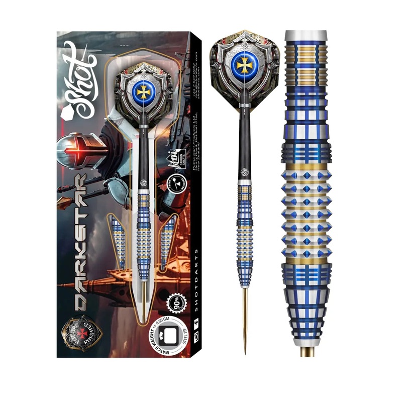 Shot Future Knights Darkstar 90% Tungsten Steel Tip Darts 23 GRAM