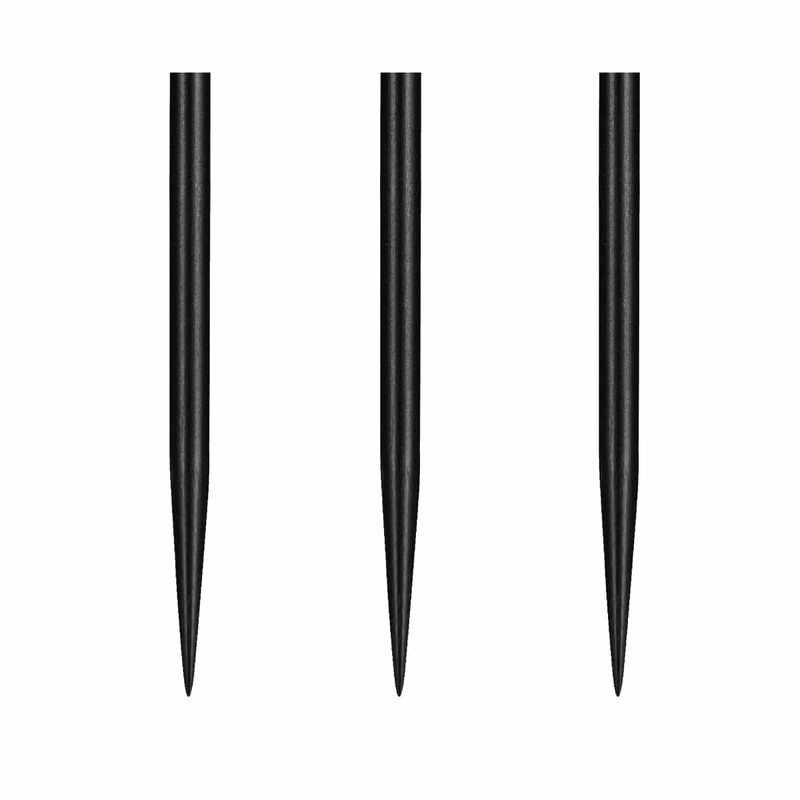 Shot Steel Tip Dart Points – Smooth – Black 32mm