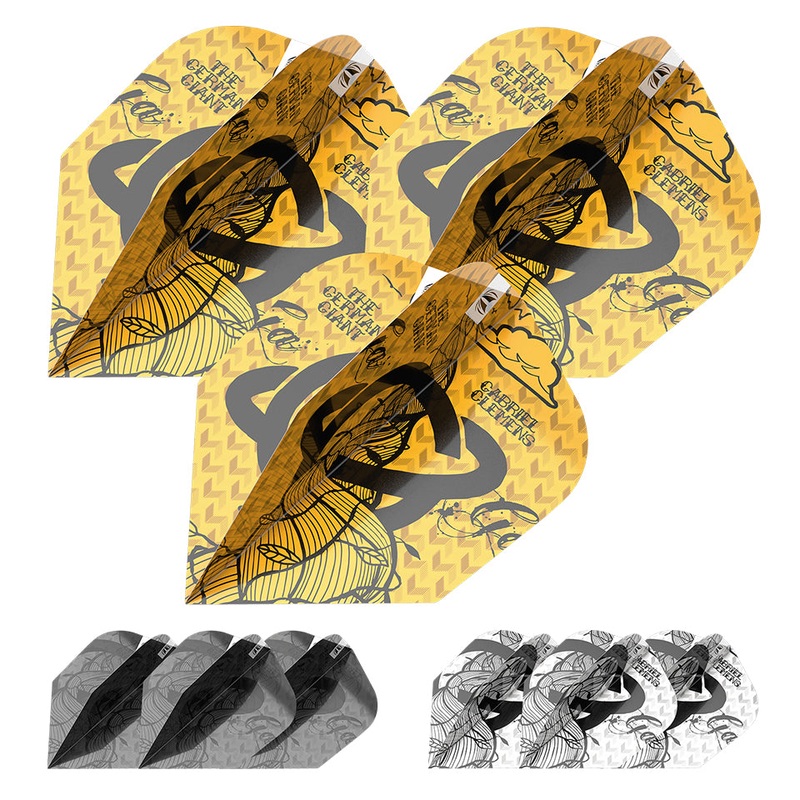 Target Gabriel Clemens Ink Dart Flights – No6 (3 Sets)