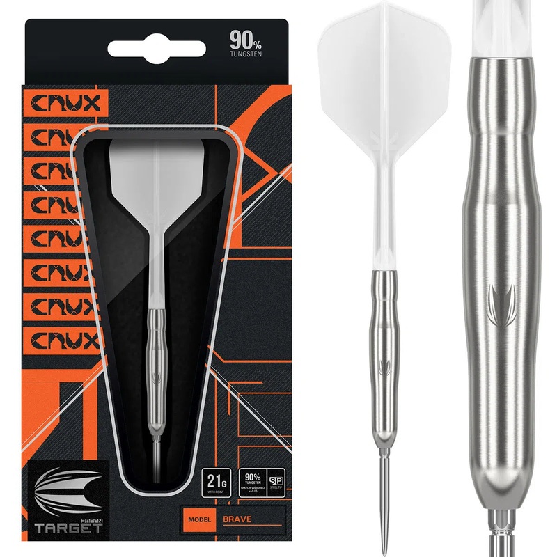 Target Japan Crux JPN Brave 90% Tungsten Steel Tip Darts 21 GRAM