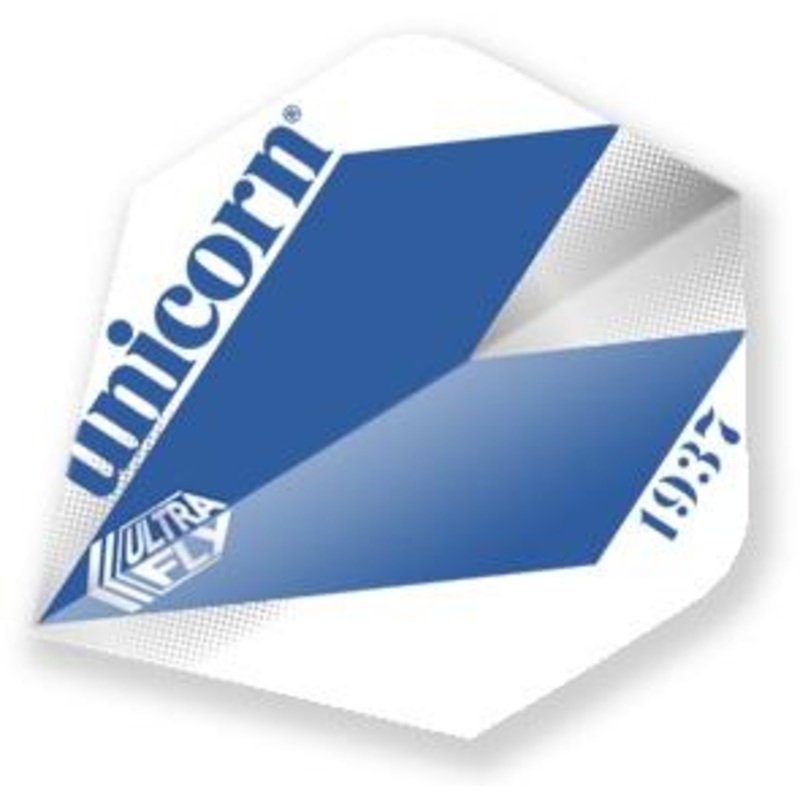 Unicorn Blue Comet Ultrafly Big Wing Dart Flights Blue