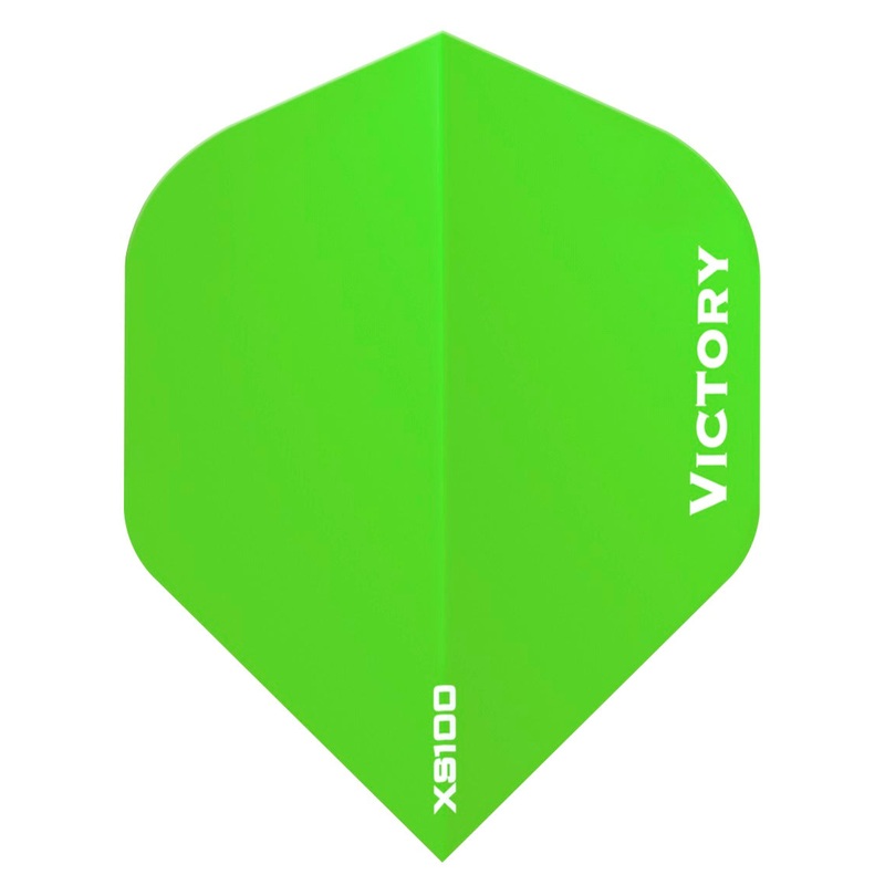 100 Sets Victory Darts XS100 Colours Green Extra Strong Dart Flights