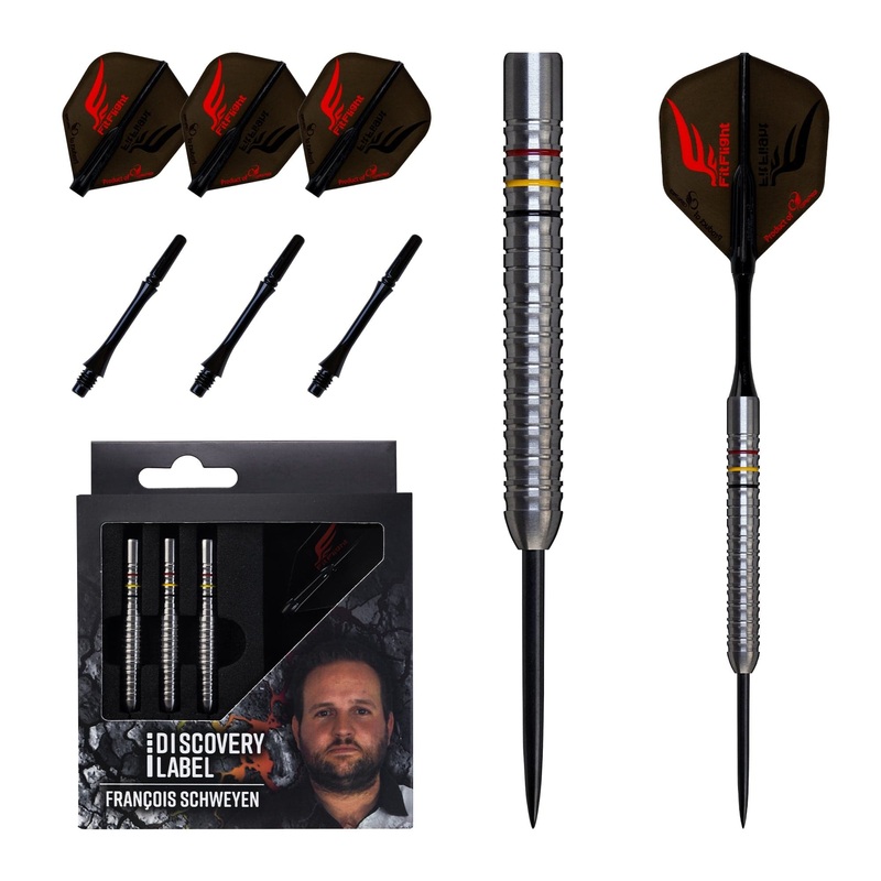 *Cosmo Discovery Label Darts – Steel Tip – 90% Tungsten – Francois Schweyen – 22.5g PERS