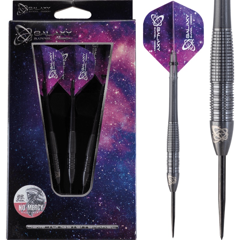 *Galaxy Matt Arpin Darts – Steel Tip – No Mercy – Black 22g