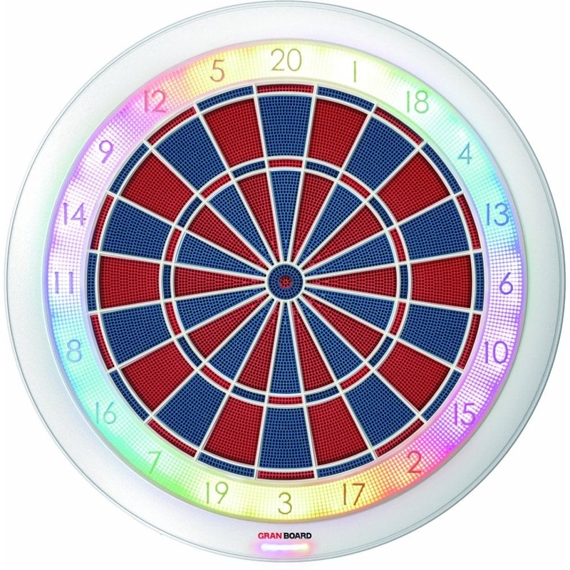Granboard 132 – Professional Electronic – Soft Tip Dartboard – White
