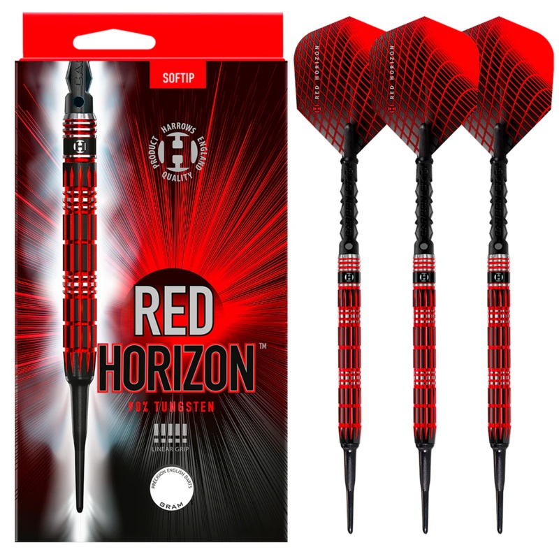 Harrows Red Horizon – Soft Tip Darts – 90% Tungsten – 20g