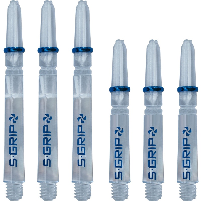Harrows Supergrip Spin Stems – Dart Shafts – Clear Medium