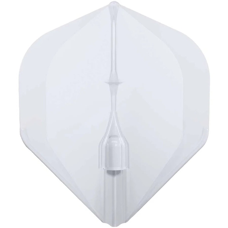 L-Style EZ Dart Flights – L1 Standard Clear White Standard 290 Micron Clear White
