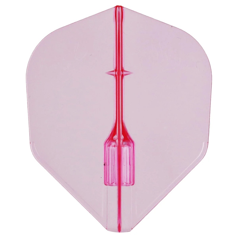 L-Style EZ Fantom Dart Flights – L3 Shape Clear Pink Shape 290 Micron Clear Pink