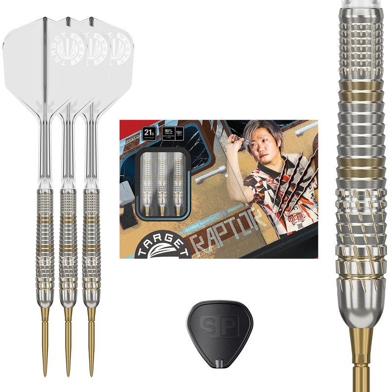 Prime Series Raptor G5 Tungsten SP Steel Tip Darts by Target Japan 21 Gram