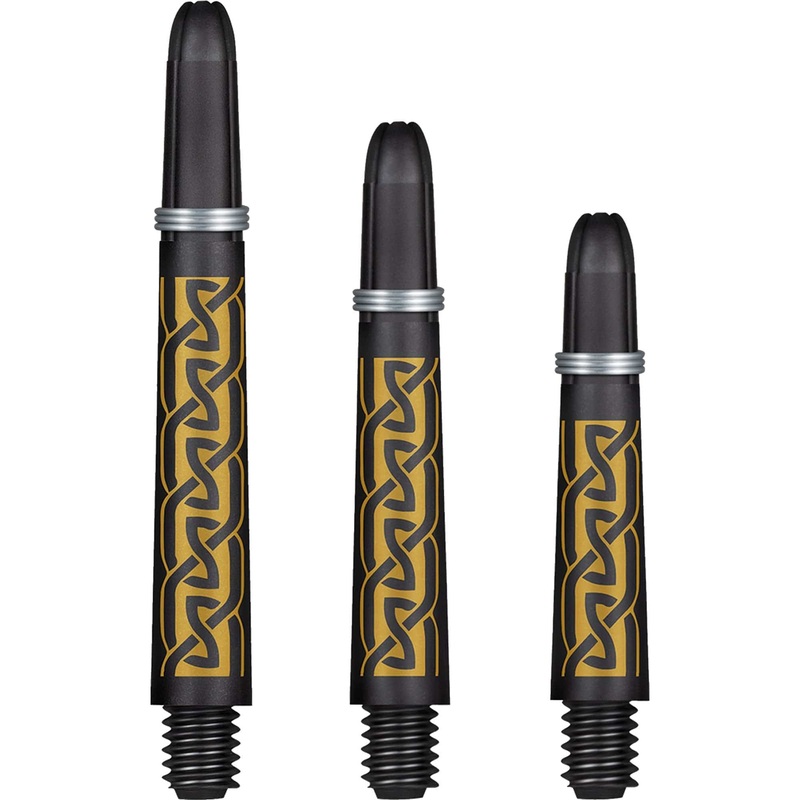 Shot Koi Carbon Dart Shafts – with Springs – Pakati Gold Short