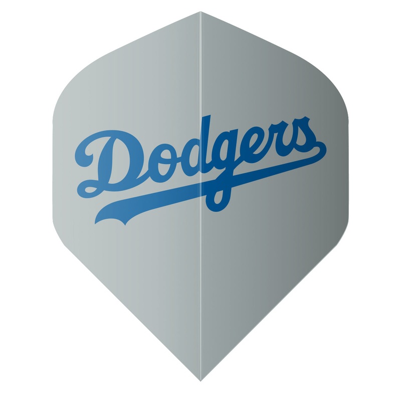 Shot MLB Los Angeles Dodgers Flight Set Gray Standard 100 Micron Polymer